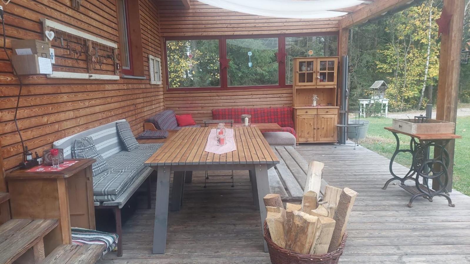 Ferienhaus Im Wald Edelschrott Esterno foto